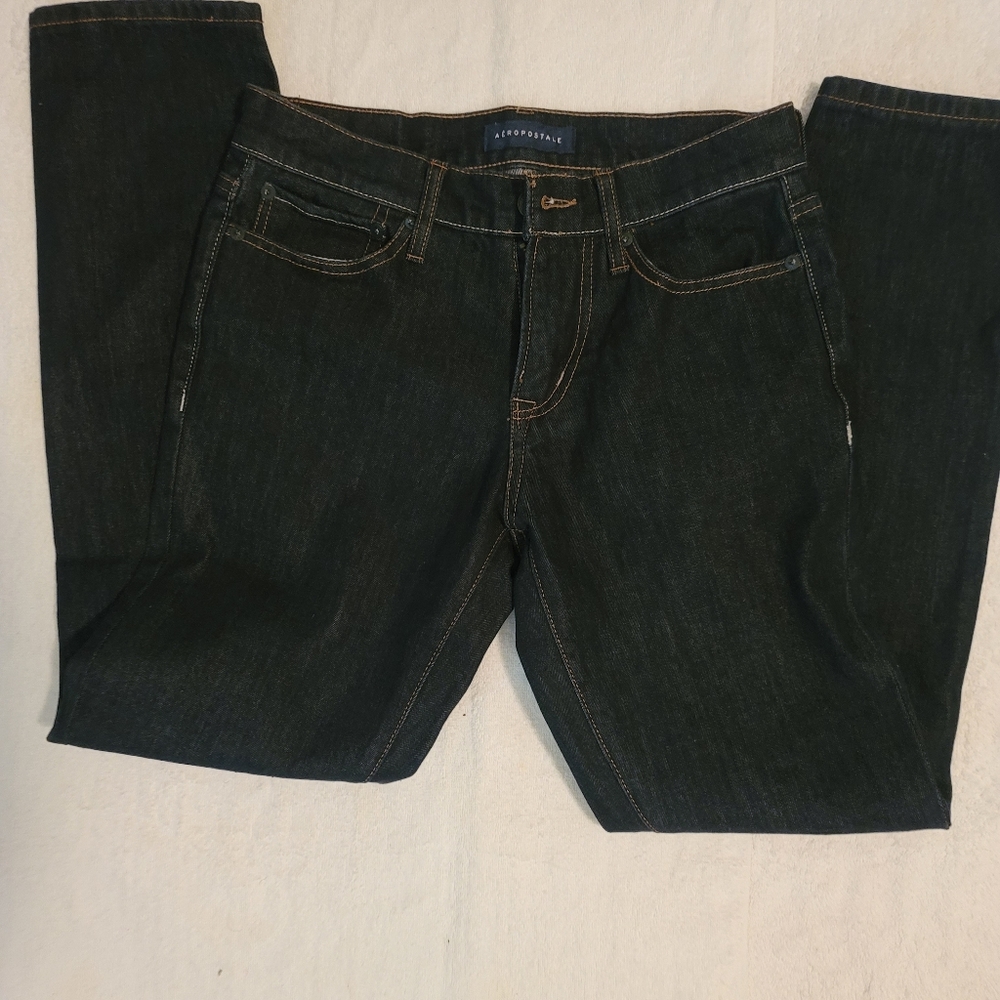 Aeropostale Men's Skinny Jean Dark Wash Size 28Wx30L